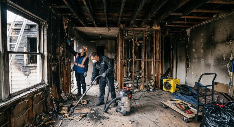 Commercial Fire Damage Repair in Mesa, AZ